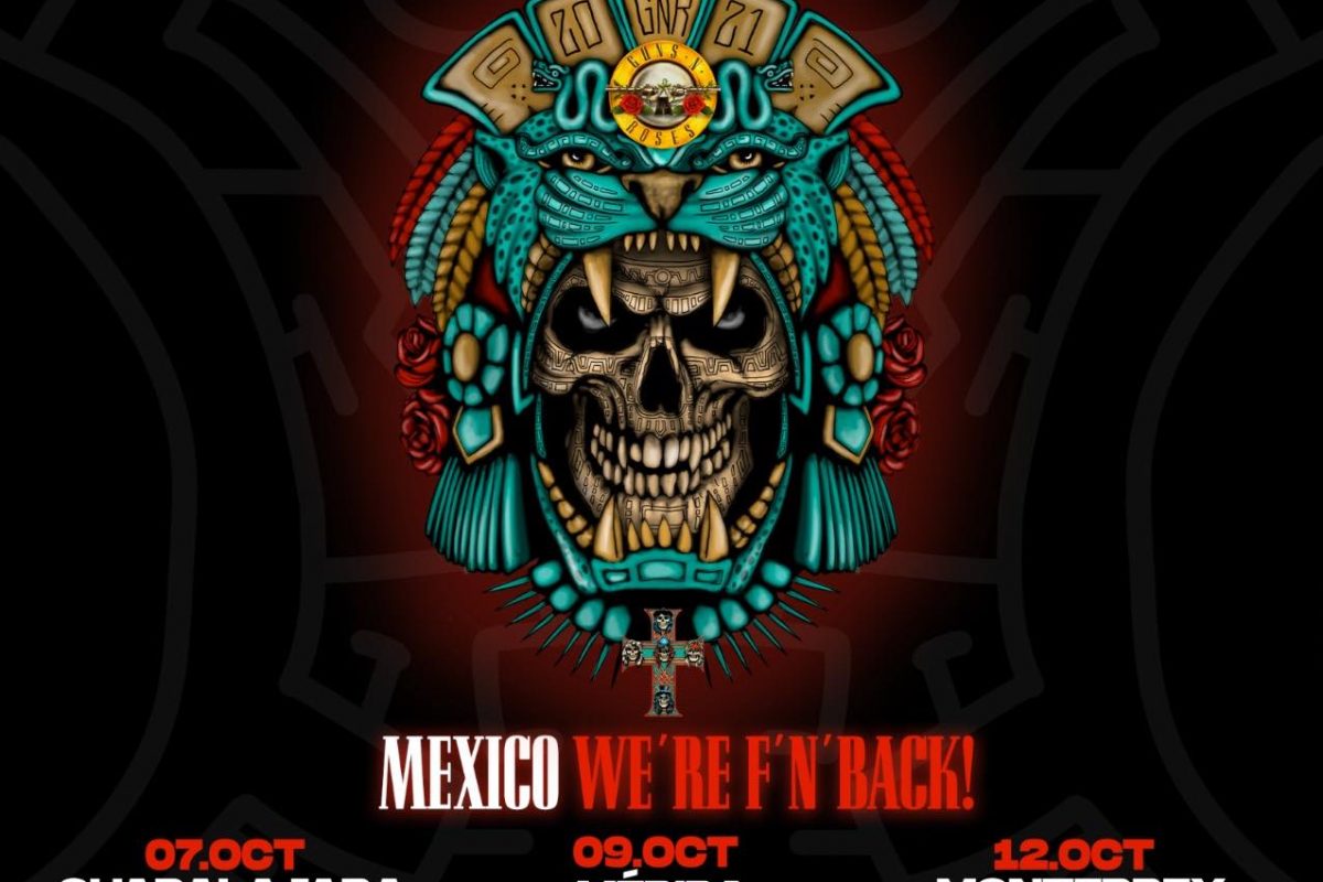 Guns N’ Roses México 2021 poster