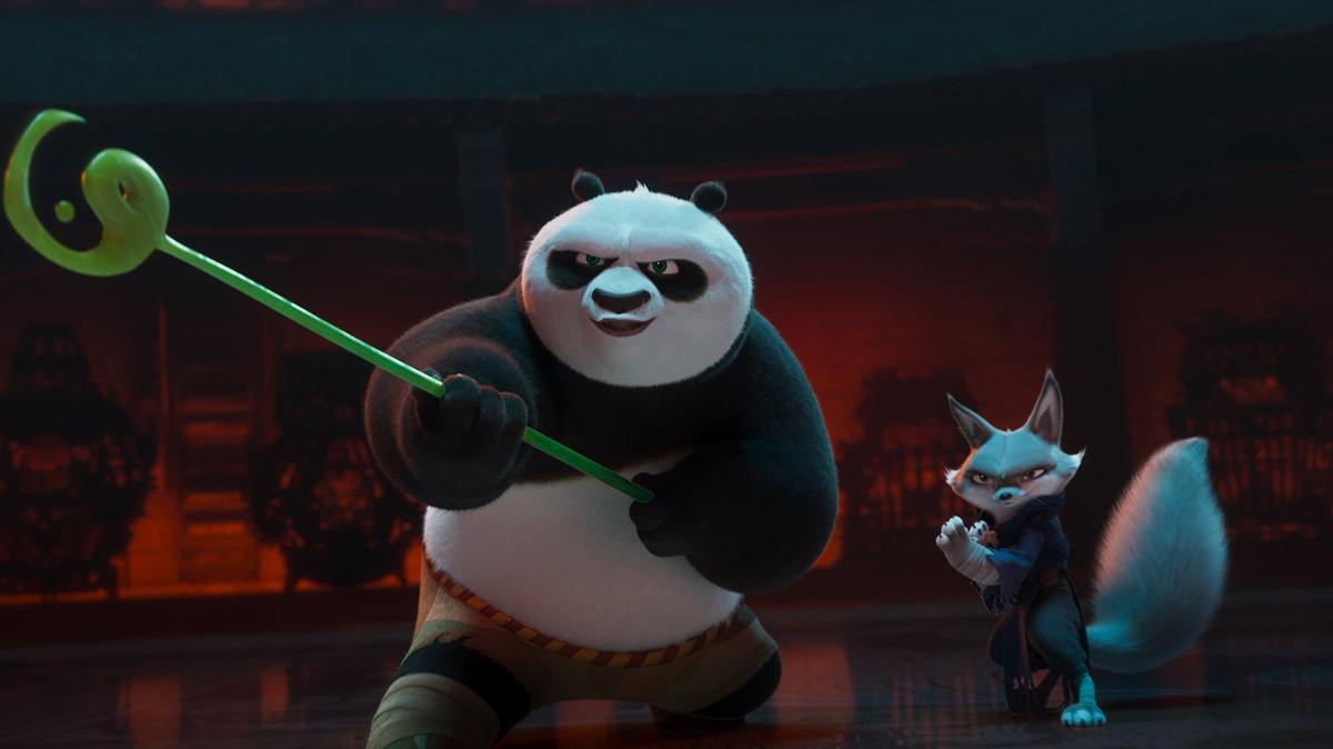 kung fu panda 4-2024-Po y Zhen